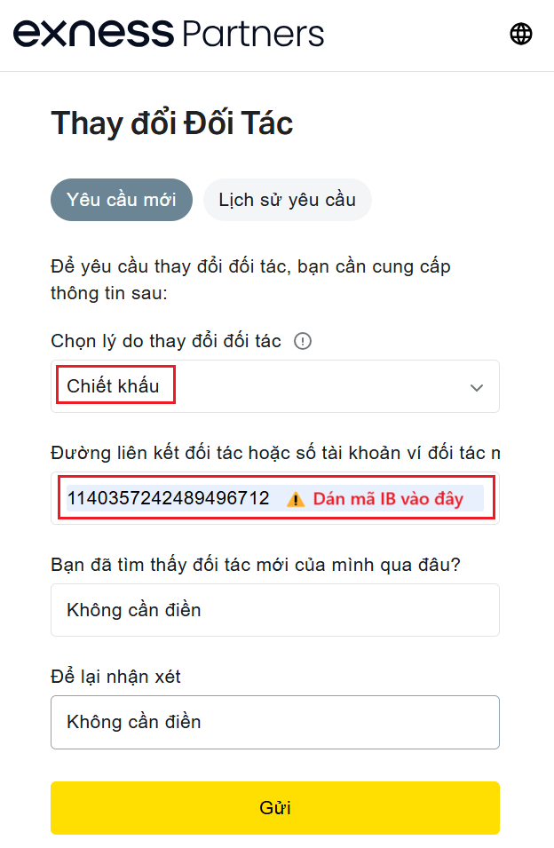 Change IB