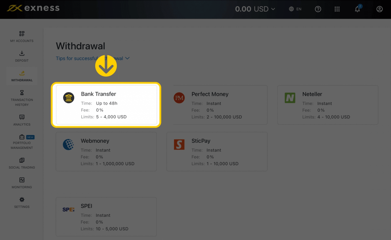 How to Open Account and Withdraw Money from Exness