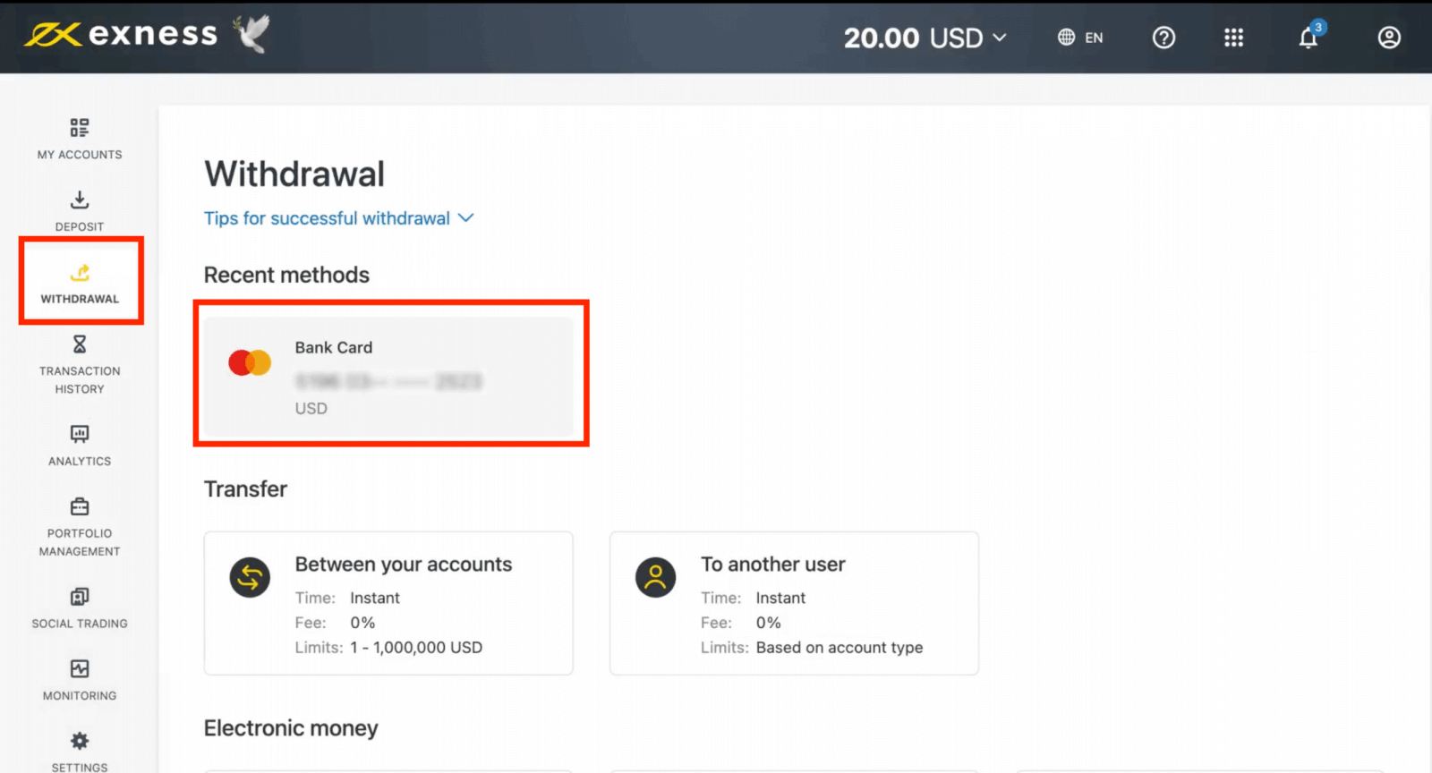 How to Open Account and Withdraw Money from Exness
