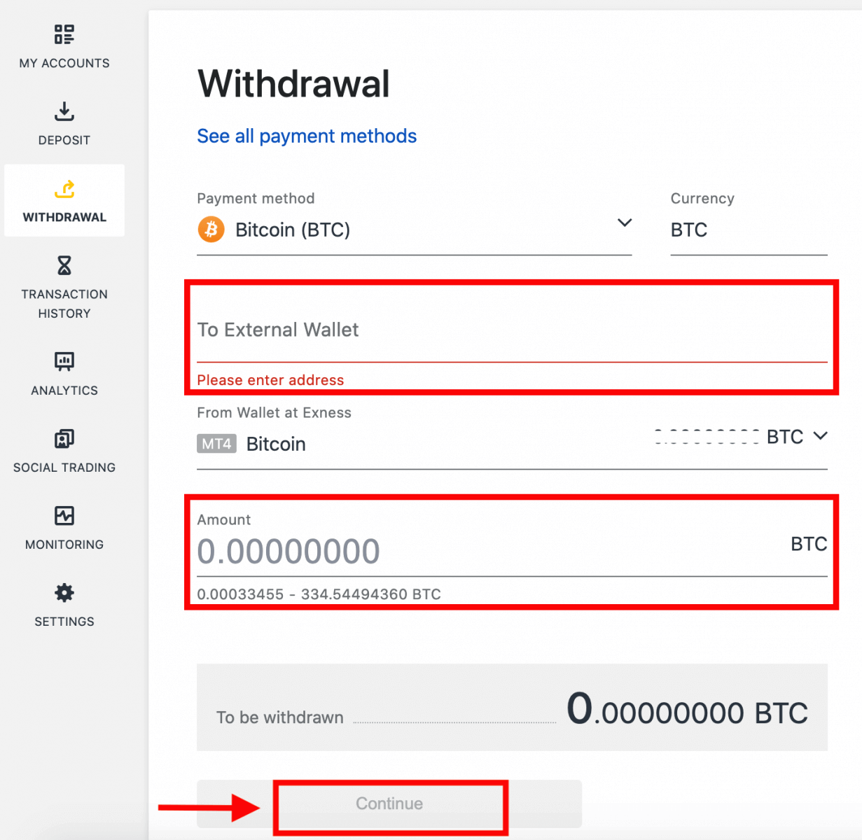 How to Open Account and Withdraw Money from Exness