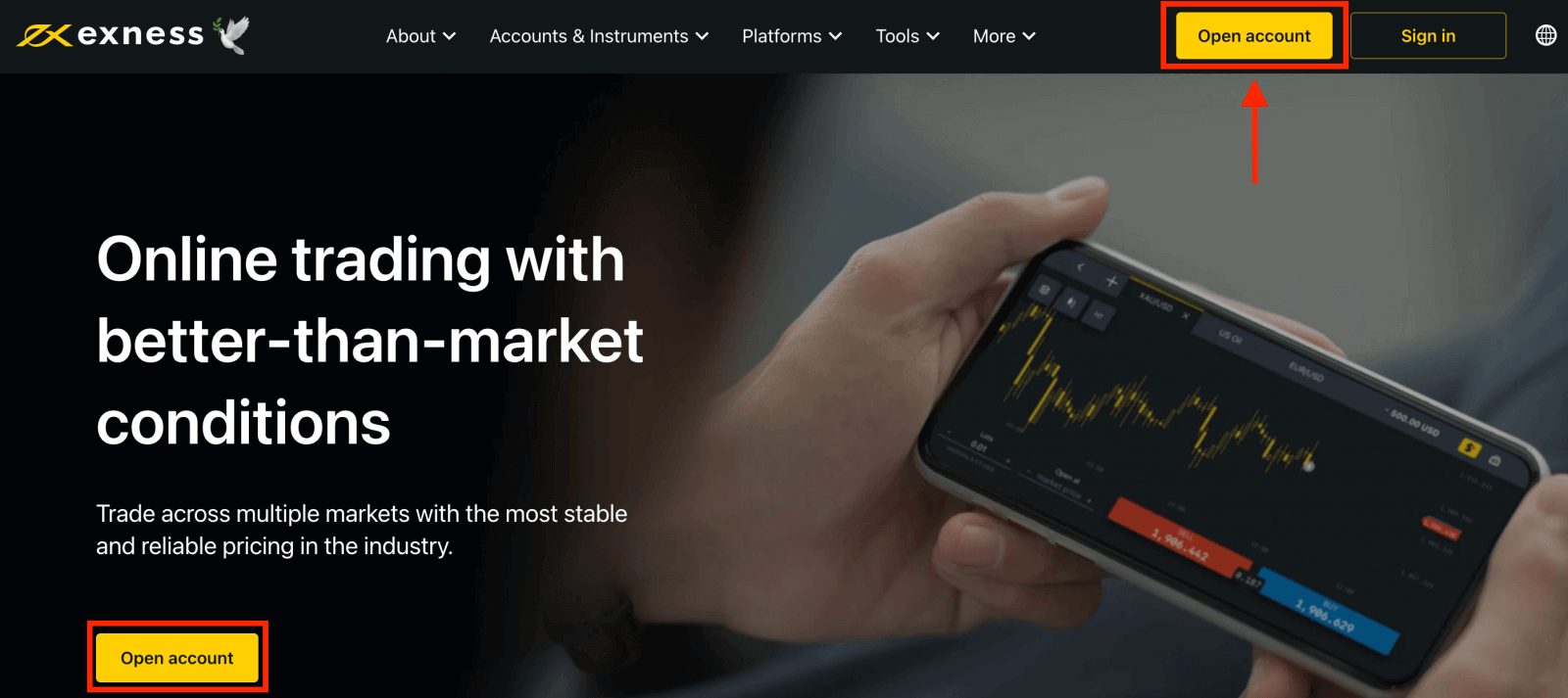 How to Open a Demo Account on Exness